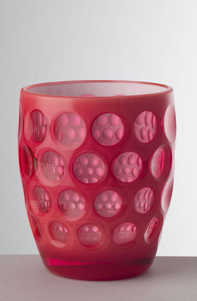 Glas "Lente" aus Acryl, Pink