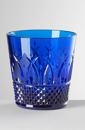 Wasserglas "Italia" aus Acryl, Blau