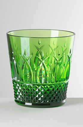 Wasserglas "Italia" aus Acryl, Grün
