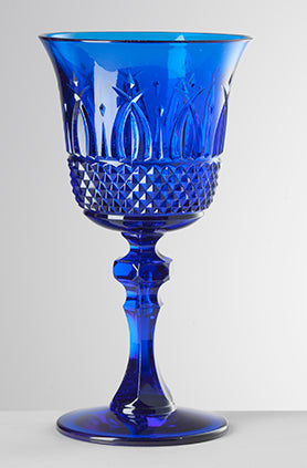 Weinglas "Italia" aus Acryl, Blau