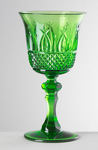 Weinglas "Italia" aus Acryl, Grün