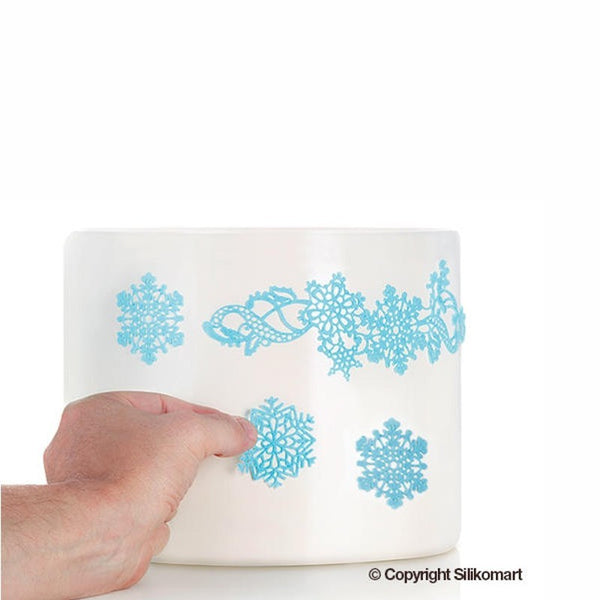 Wonder Cakes, Tricot Decor "Snowflakes"
