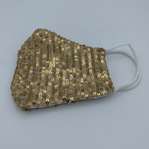 Pailletten-Maske (MNS), Gold