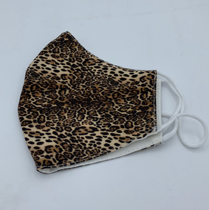 Maske Animalprint (MNS), Leopard Klein